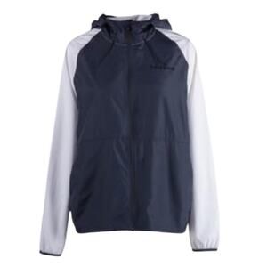 Salt Life Full Zip Trade Winds Jacket Size X-Large Blue & White Windbreaker